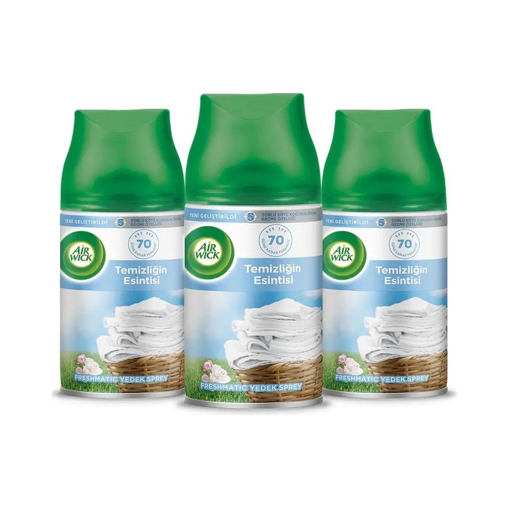 Air Wick Freshmatic Makine Yedek Spreyi Temizlik Esintisi Oda Kokusu 250 ml Asma Koku Özelliği