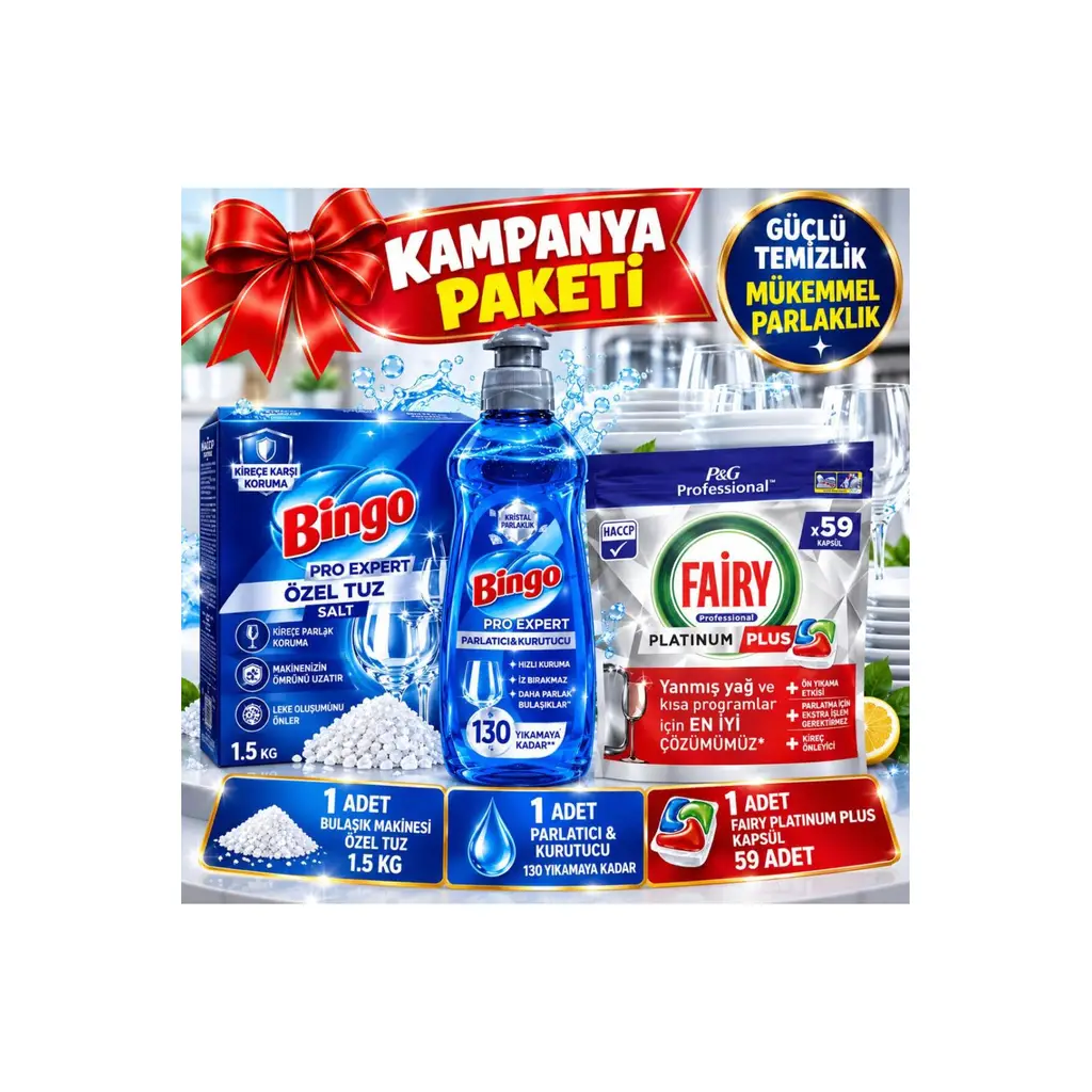 BINGO BULASIK YIKAMA SETİ 