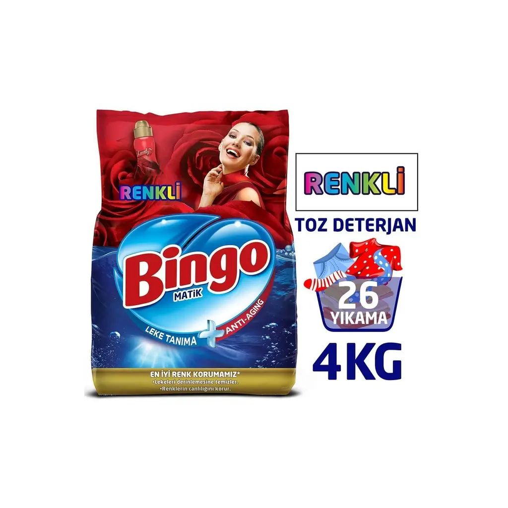 BINGO MATIK CAM.DETERJAN renkli 4 KG 50002813