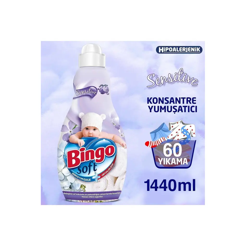 BINGO SOFT CAMASIR YUMUSATICI SENSITIVE 1440 ML -50003704