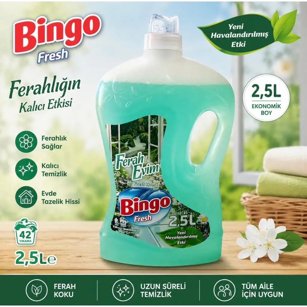 BINGO YUZEY TEMIZLEME 2,5 KG FERAH EVIM-50004880