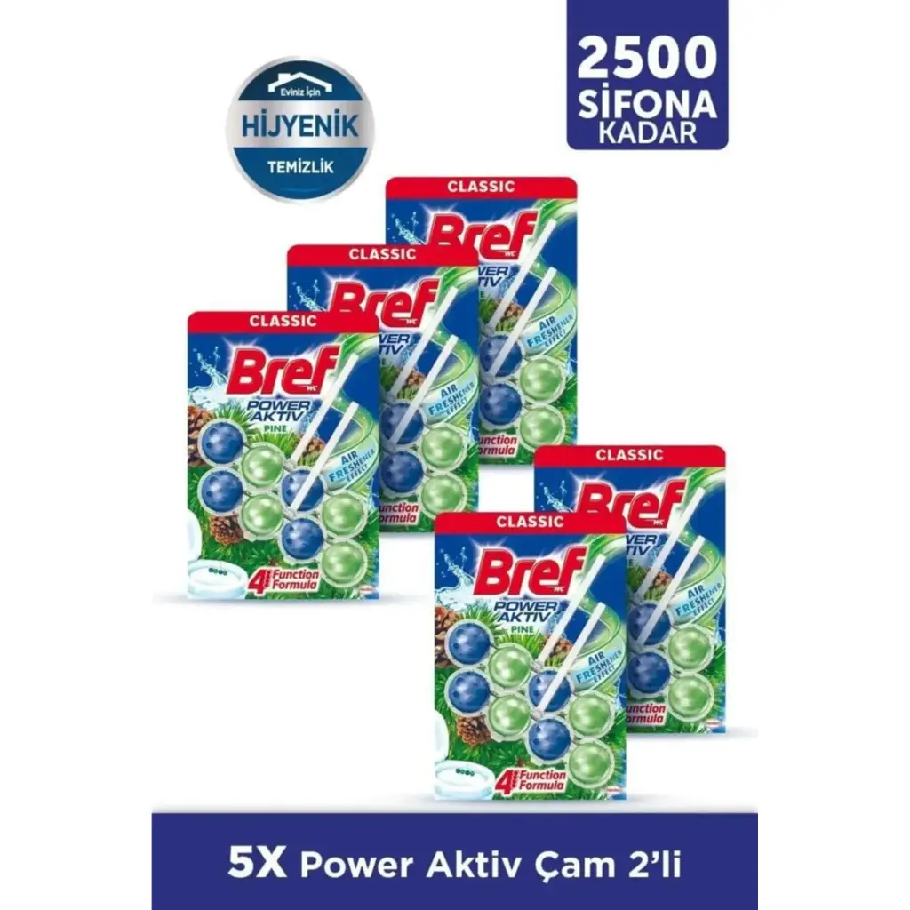 BREF KLOZET ASKILI BLOK TOP 2 LI PINE 5 Lİ SET
