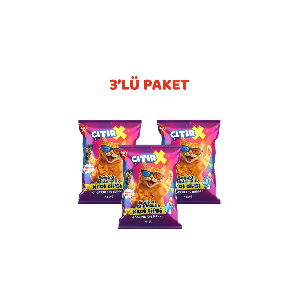 CITIRX KEDI CIPSI 40 GR SOMON BALIKLI* 3 PK