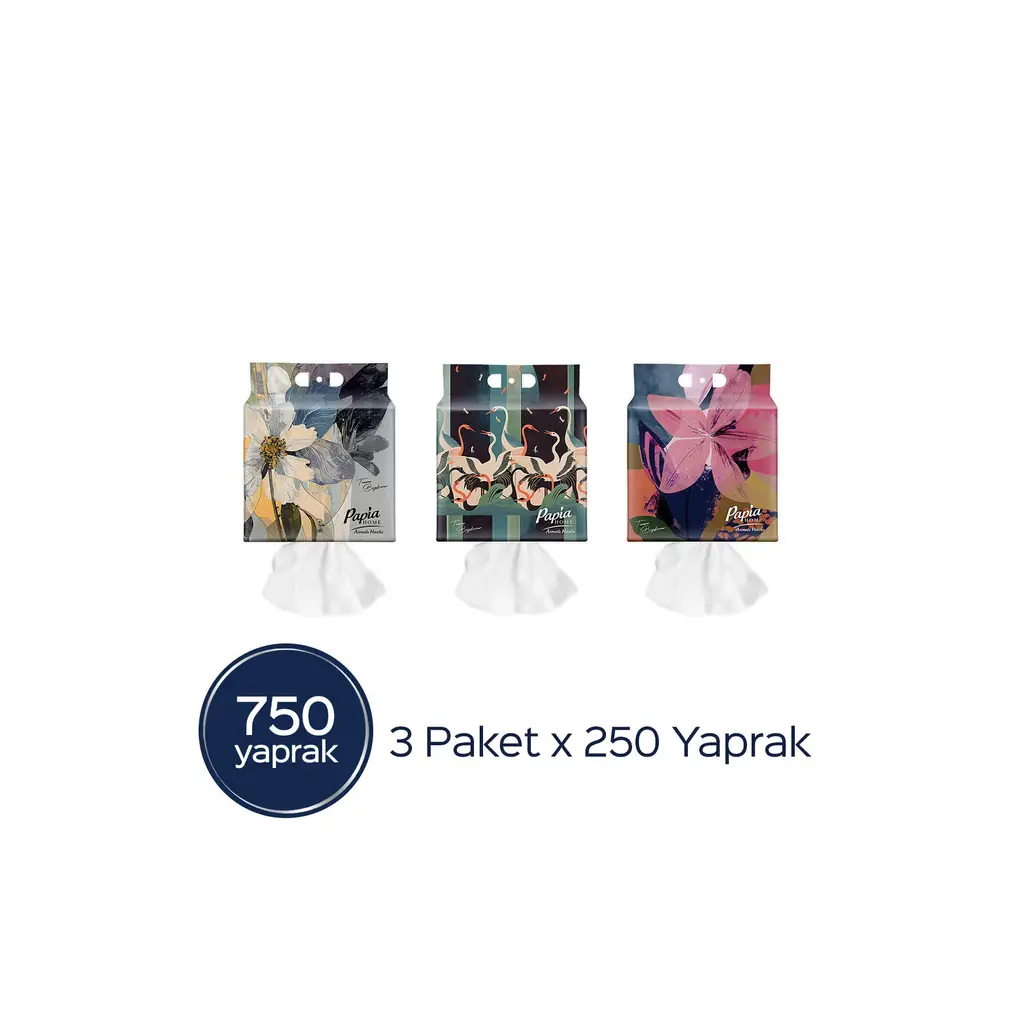 Home Asmalı Havlu 750 Yaprak (3 Paketx250 Yaprak)