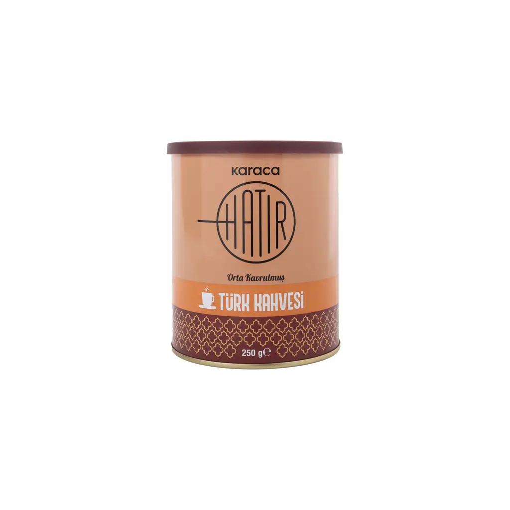 KARACA HATIR TURK KAHVESI 250 GR TENEKE