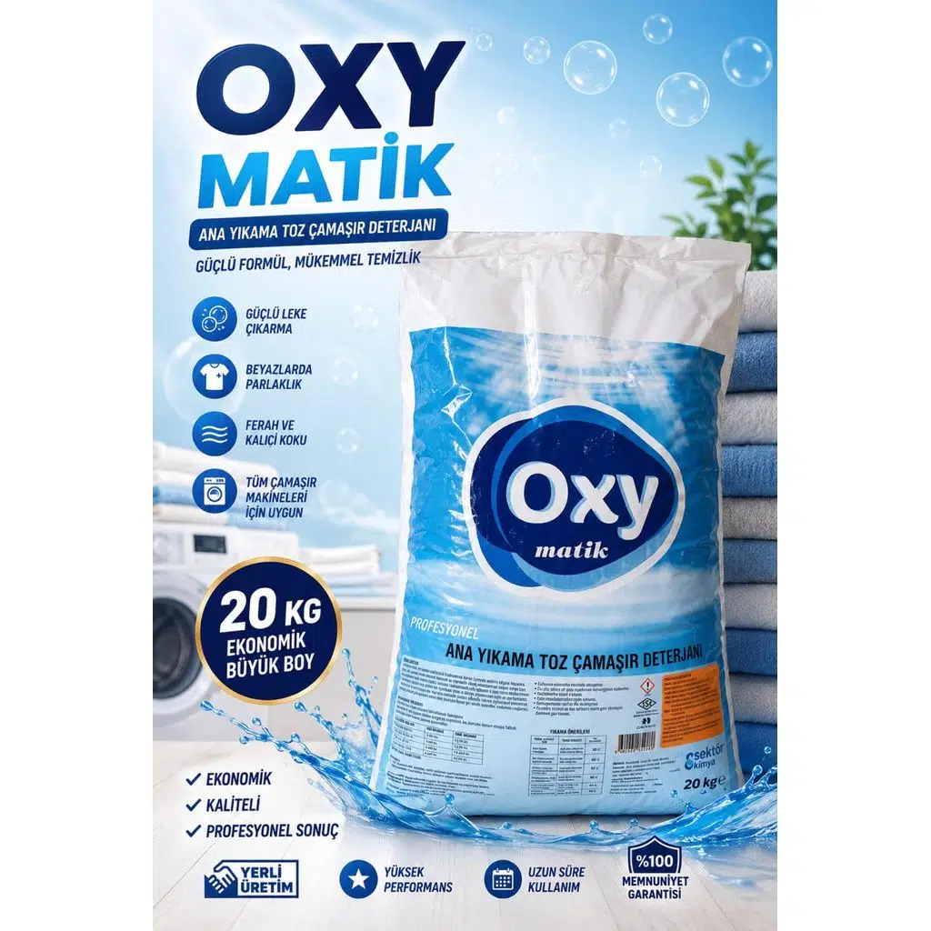 OXY MATIK CAMASIR DETERJANI 20 Kg