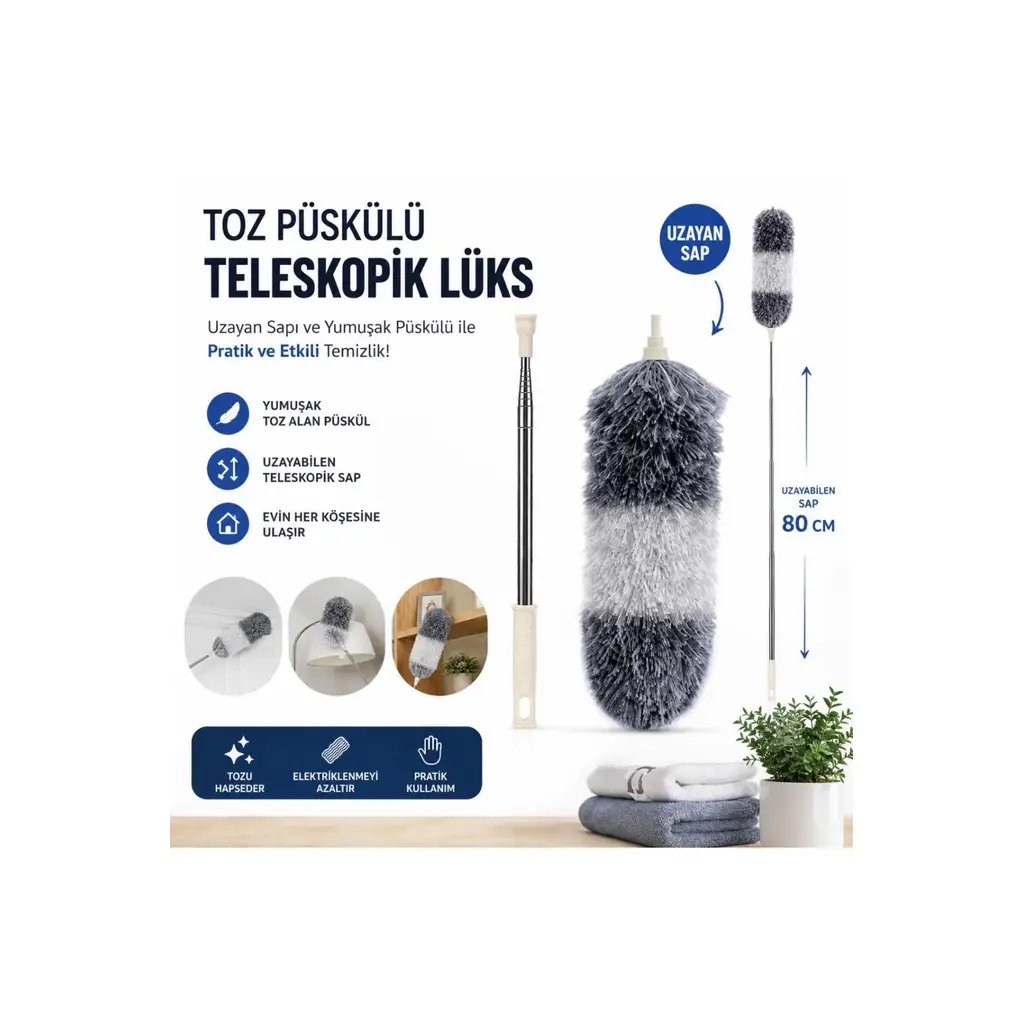 TELESKOPIK TOZ PUSKULU